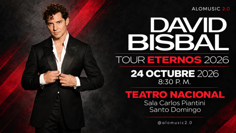 David Bisbal República Dominicana, Tour Eternos 2026, concierto David Bisbal, boletas David Bisbal, Teatro Nacional Eduardo Brito, Sala Carlos Piantini, Uepa Tickets.